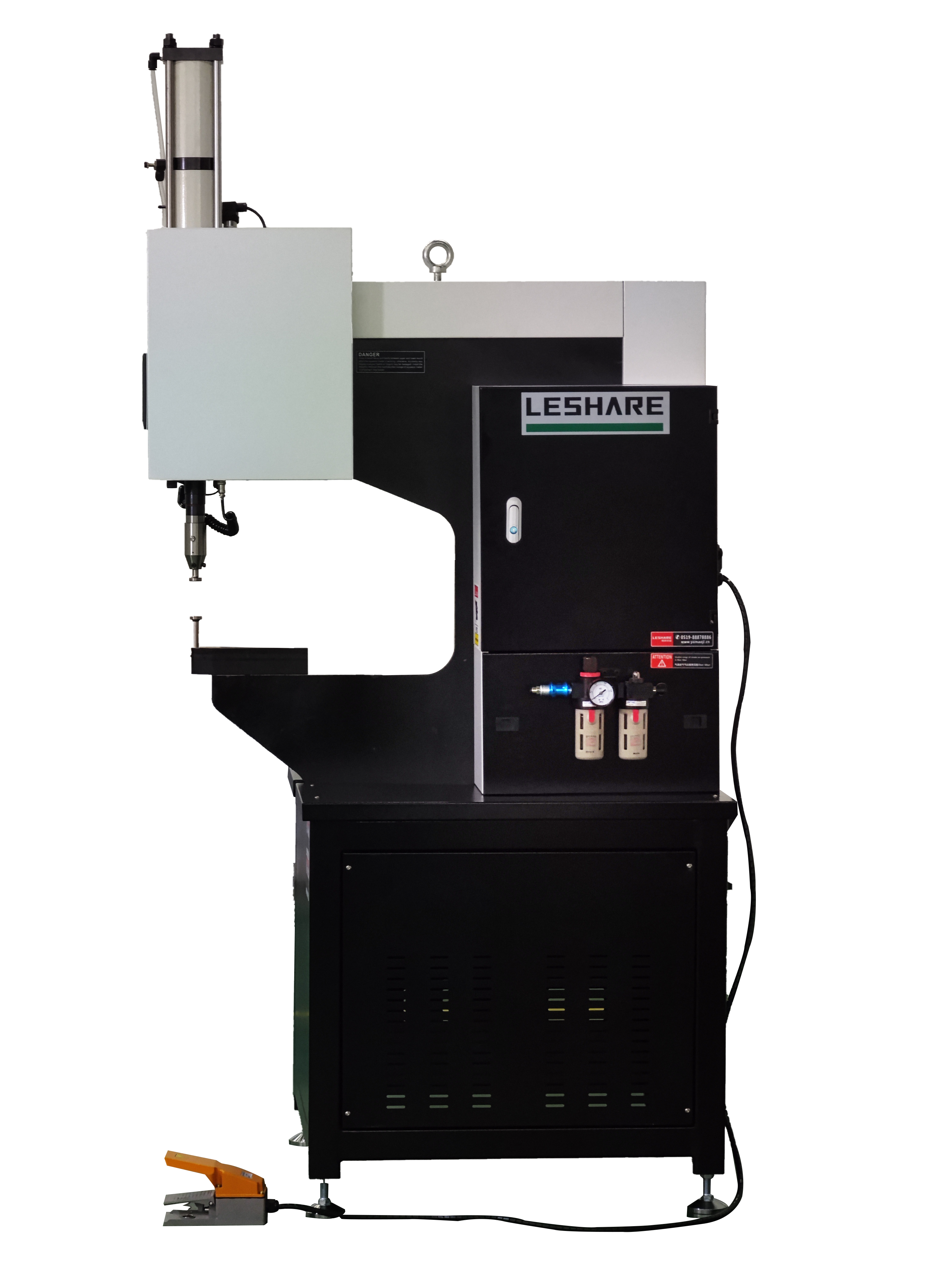 JH8-500H Hydraulic Riveting Machine - 8 Ton, 500mm Throat, Touch Screen